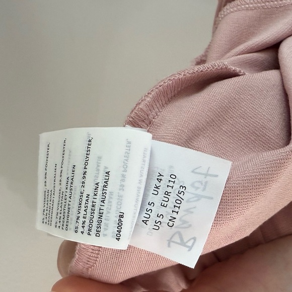 Bardot Junior Light Pink Pants - Little Girl’s Size 5 - Picture 4 of 7